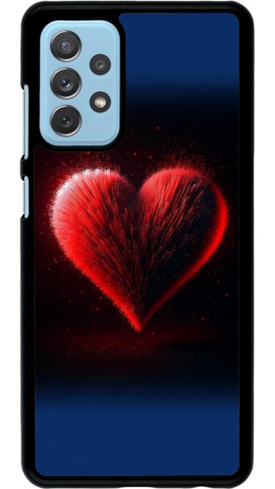 Coque Samsung Galaxy A72 - Valentine 2025 coeur rouge