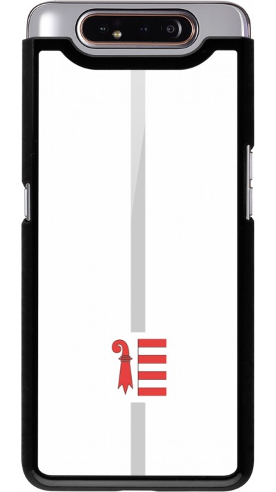 Coque Samsung Galaxy A80 - Canton JU blanc
