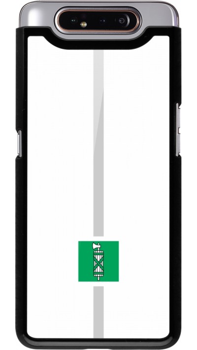 Coque Samsung Galaxy A80 - Canton SG blanc