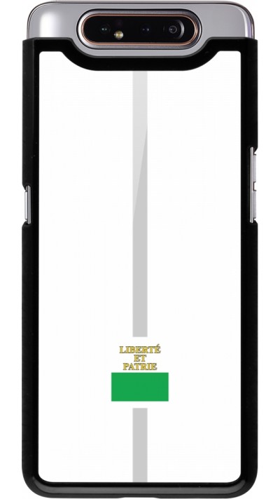Coque Samsung Galaxy A80 - Canton VD blanc