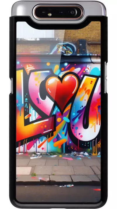 Coque Samsung Galaxy A80 - Valentine 2025 Love U Tag