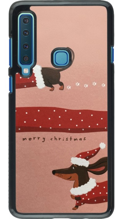 Samsung Galaxy A9 Case Hülle - Christmas 25 Teckel Merry Xmas