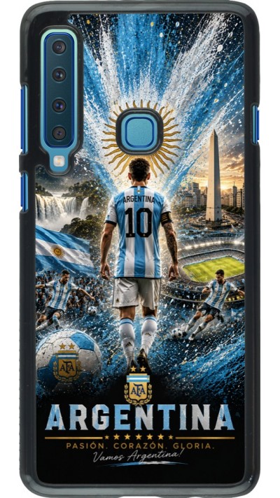 Samsung Galaxy A9 Case Hülle - Fussball Argentinien splash 2026