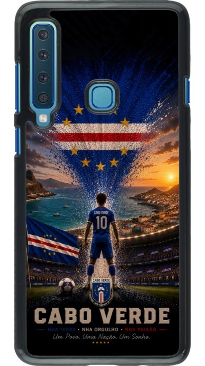 Samsung Galaxy A9 Case Hülle - Fussball Kap Verde splash 2026