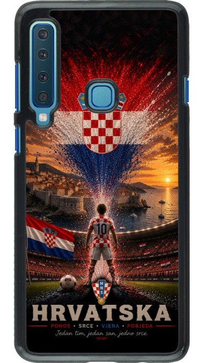 Samsung Galaxy A9 Case Hülle - Fussball Kroatien splash 2026