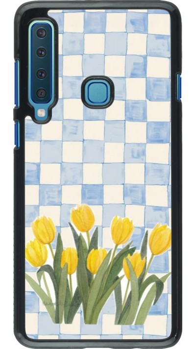 Samsung Galaxy A9 Case Hülle - Blue vichy tulips Spring 2026