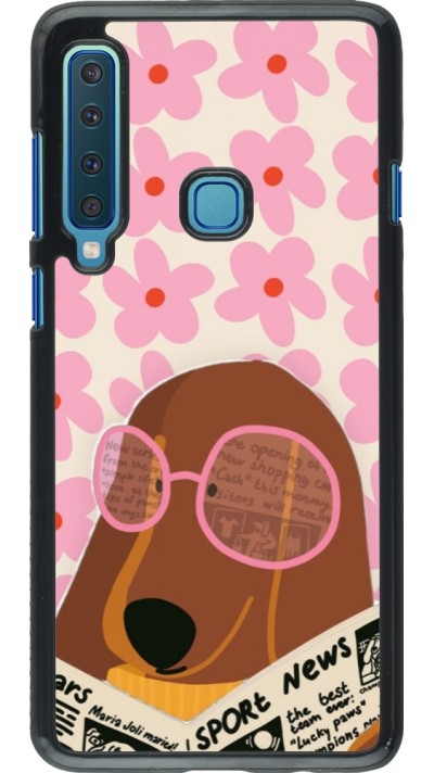 Samsung Galaxy A9 Case Hülle - Dog with newspaper Spring 2026