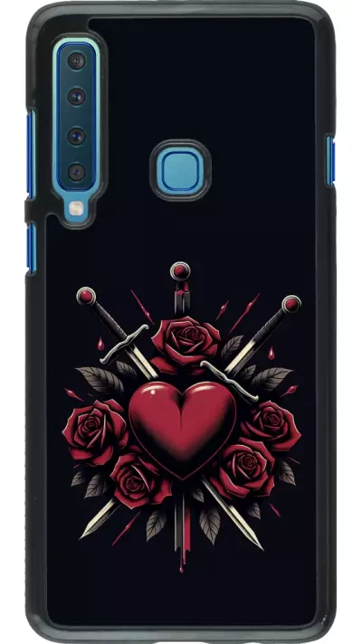 Coque Samsung Galaxy A9 - Valentine 2024 gothic love
