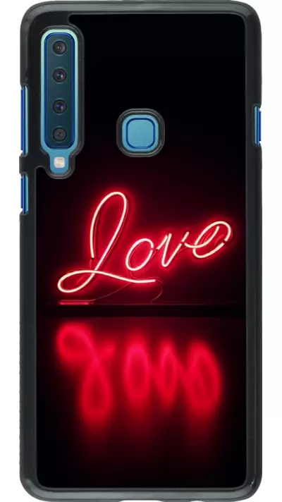 Coque Samsung Galaxy A9 - Valentine 2025 Neon Love