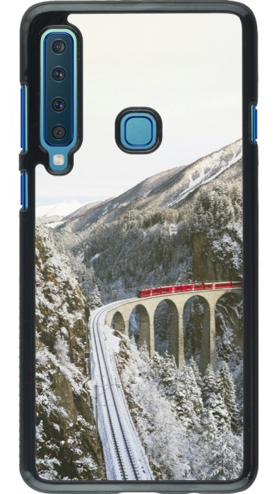 Samsung Galaxy A9 Case Hülle - Winter 25 Winter polar express