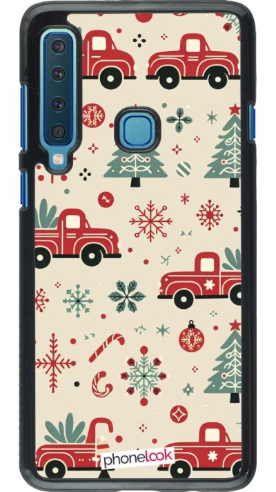 Samsung Galaxy A9 Case Hülle - Weihnachten 2024 Lkw Tanne