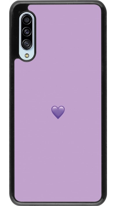 Coque Samsung Galaxy A90 5G - Valentine 2023 purpule single heart