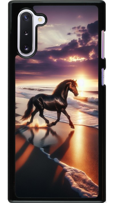 Coque Samsung Galaxy Note 10 - Cheval majestueux plage