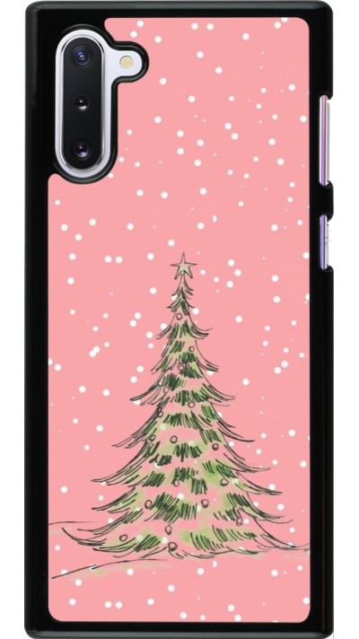 Samsung Galaxy Note 10 Case Hülle - Christmas 25 Pink Tree