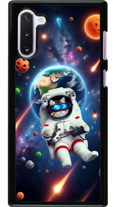 Samsung Galaxy Note 10 Case Hülle - VR SpaceCat Odyssee Samsung Galaxy Note 10 Case Hülle - VR SpaceCat Odyssee