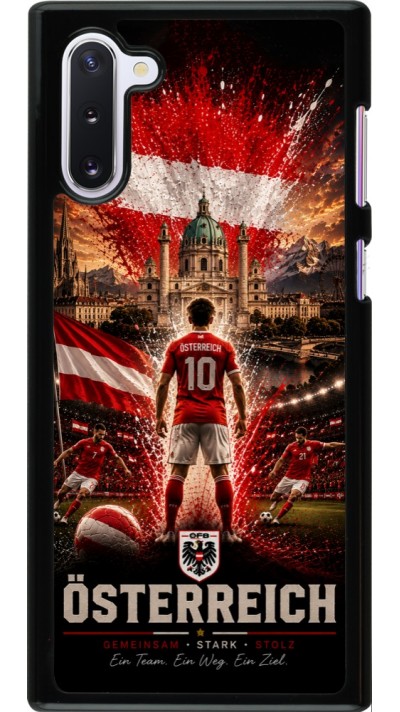 Coque Samsung Galaxy Note 10 - Football Autriche splash 2026