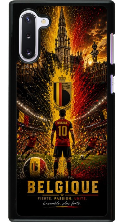 Coque Samsung Galaxy Note 10 - Football Belgique splash 2026
