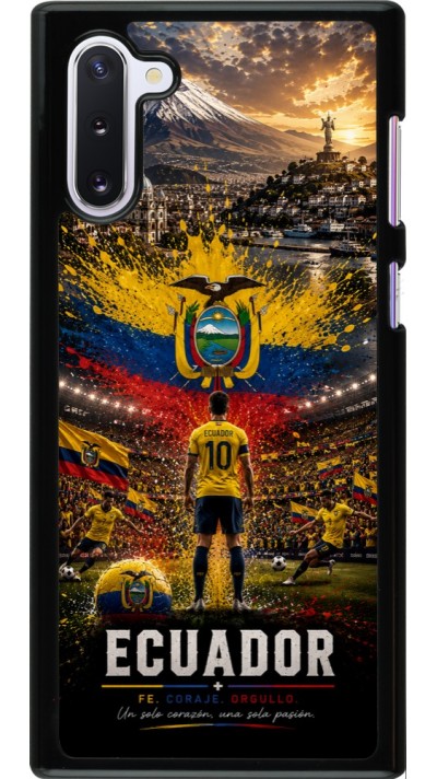 Coque Samsung Galaxy Note 10 - Football Équateur splash 2026