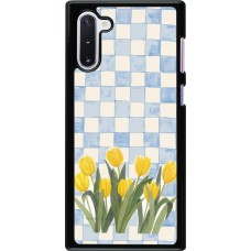 Samsung Galaxy Note 10 Case Hülle - Blue vichy tulips Spring 2026