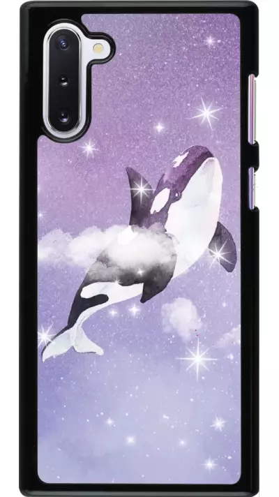 Coque Samsung Galaxy Note 10 - Whale in sparking stars