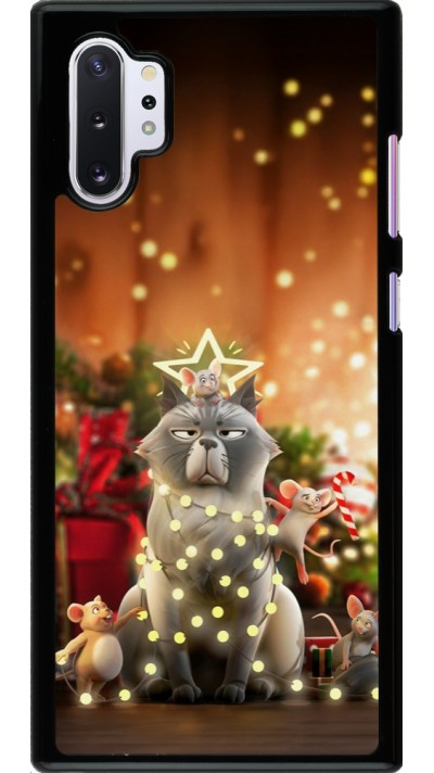 Samsung Galaxy Note 10+ Case Hülle - Christmas 25 Xmas Cat