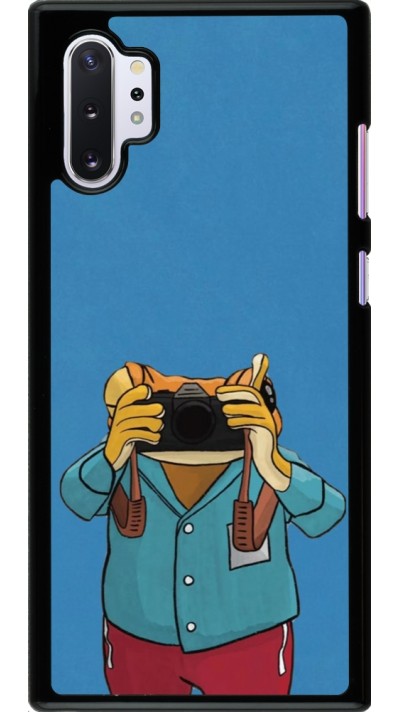 Samsung Galaxy Note 10+ Case Hülle - Frog with camera DTMF