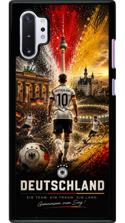 Samsung Galaxy Note 10+ Case Hülle - Fussball Deutschland splash 2026