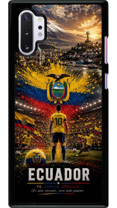 Samsung Galaxy Note 10+ Case Hülle - Fussball Ecuador splash 2026