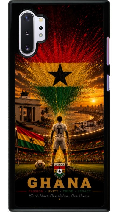 Samsung Galaxy Note 10+ Case Hülle - Fussball Ghana splash 2026