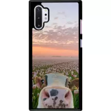 Coque Samsung Galaxy Note 10+ - Cow with tulips Spring 2026