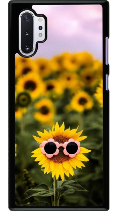 Samsung Galaxy Note 10+ Case Hülle - Sunflower with glasses Spring 2026