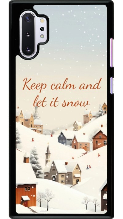 Samsung Galaxy Note 10+ Case Hülle - Winter 25 Winter Keep calm and let it snow