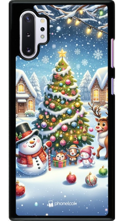 Samsung Galaxy Note 10+ Case Hülle - Weihnachten 2023 Schneemann und Tannenbaum Samsung Galaxy Note 10+ Case Hülle - Weihnachten 2023 Schneemann und Tannenbaum