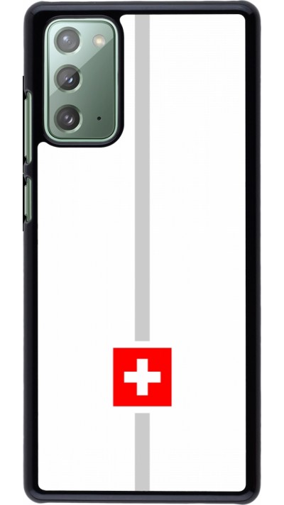 Coque Samsung Galaxy Note 20 - Canton CH blanc