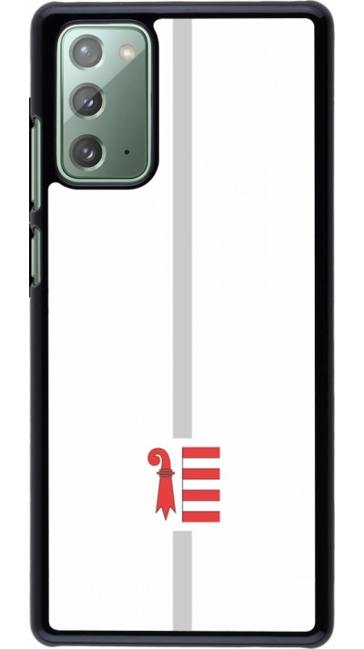 Coque Samsung Galaxy Note 20 - Canton JU blanc