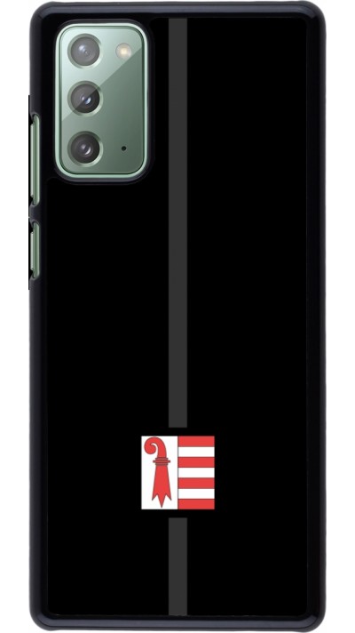 Coque Samsung Galaxy Note 20 - Canton JU noir