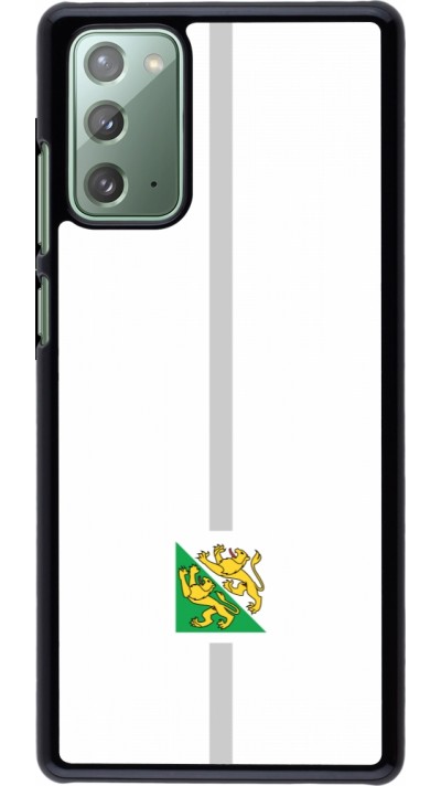 Coque Samsung Galaxy Note 20 - Canton TG blanc