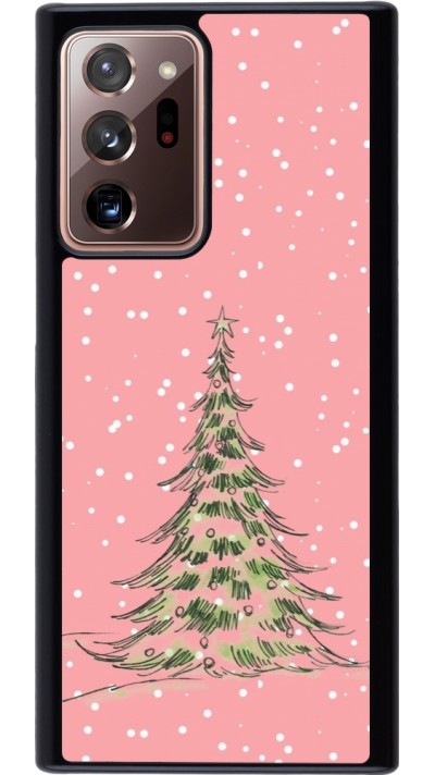 Samsung Galaxy Note 20 Ultra Case Hülle - Christmas 25 Pink Tree