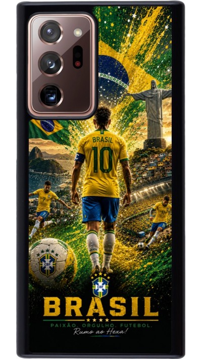 Coque Samsung Galaxy Note 20 Ultra - Football Brésil splash 2026