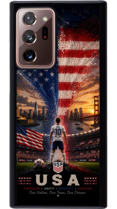 Coque Samsung Galaxy Note 20 Ultra - Football États-Unis splash 2026