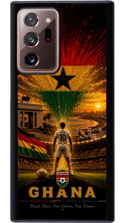 Coque Samsung Galaxy Note 20 Ultra - Football Ghana splash 2026