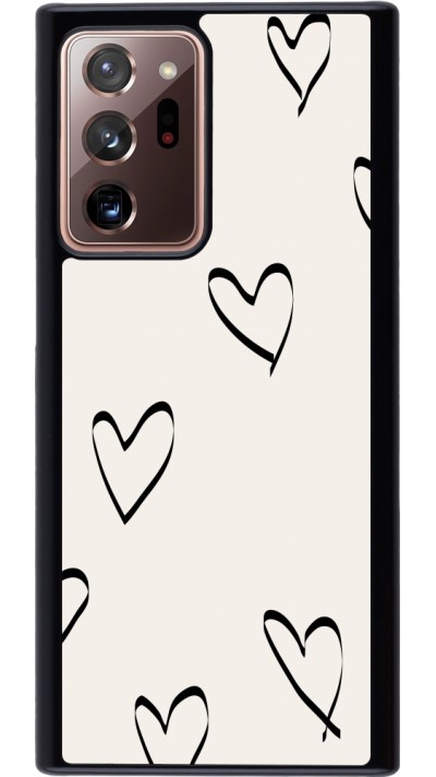 Samsung Galaxy Note 20 Ultra Case Hülle - Valentine 2023 minimalist hearts Samsung Galaxy Note 20 Ultra Case Hülle - Valentine 2023 minimalist hearts