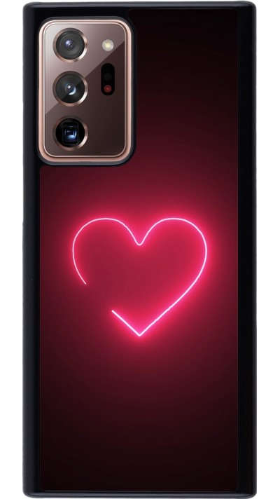 Samsung Galaxy Note 20 Ultra Case Hülle - Valentine 2023 single neon heart Samsung Galaxy Note 20 Ultra Case Hülle - Valentine 2023 single neon heart