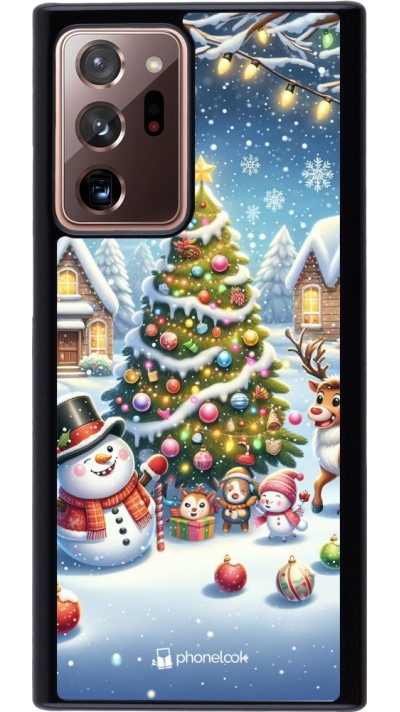 Samsung Galaxy Note 20 Ultra Case Hülle - Weihnachten 2023 Schneemann und Tannenbaum Samsung Galaxy Note 20 Ultra Case Hülle - Weihnachten 2023 Schneemann und Tannenbaum