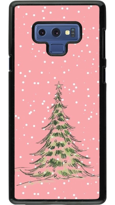 Samsung Galaxy Note9 Case Hülle - Christmas 25 Pink Tree