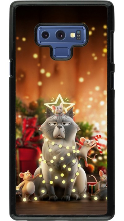 Samsung Galaxy Note9 Case Hülle - Christmas 25 Xmas Cat