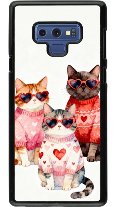 Samsung Galaxy Note9 Case Hülle - Saint Valentines Day 26 Cat Love