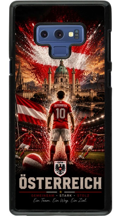 Coque Samsung Galaxy Note9 - Football Autriche splash 2026