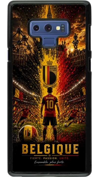 Coque Samsung Galaxy Note9 - Football Belgique splash 2026