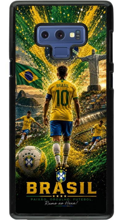 Coque Samsung Galaxy Note9 - Football Brésil splash 2026
